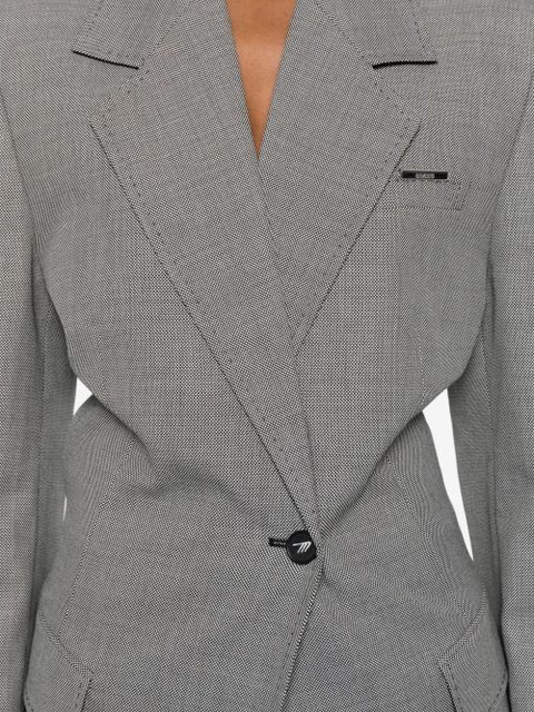 The Attico single-breasted blazer - Black