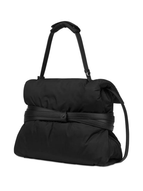 Moschino Tie M belted tote bag - Black - zdjęcie produktu nr 2