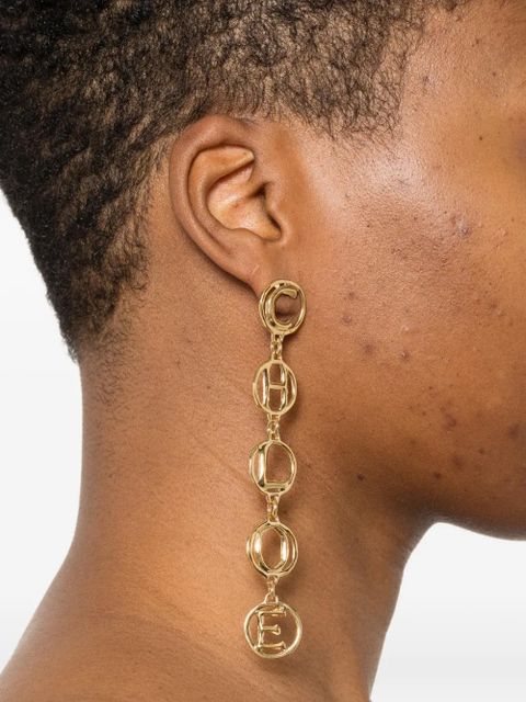 Chloé Script letter gold earrings - zdjęcie produktu nr 2