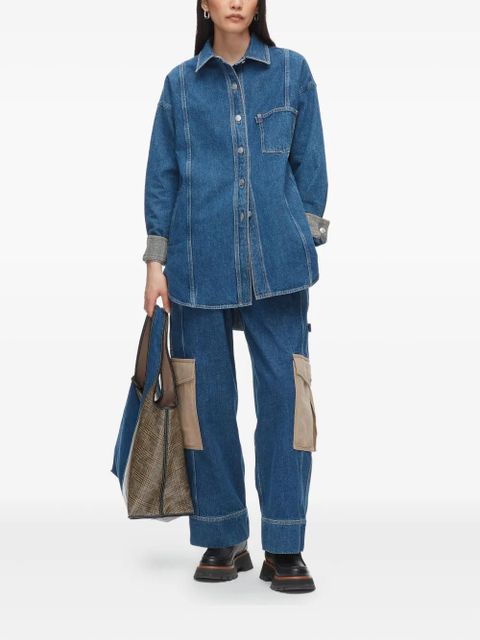 3.1 Phillip Lim cuffed denim shirt - Blue - zdjęcie produktu nr 2