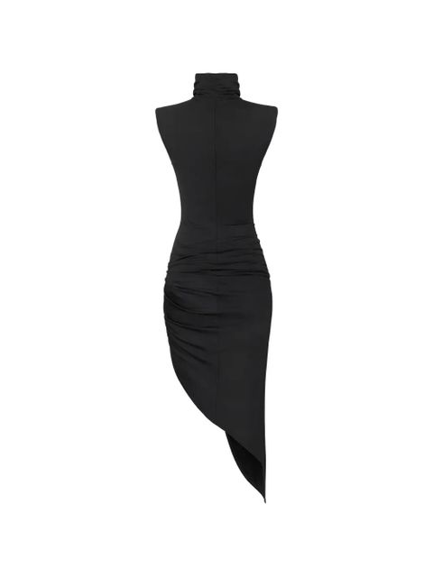 AREA embellished asymmetric midi dress - Black - zdjęcie produktu nr 2