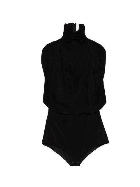 Magda Butrym draped high-neck bodysuit - Black - zdjęcie produktu nr 1