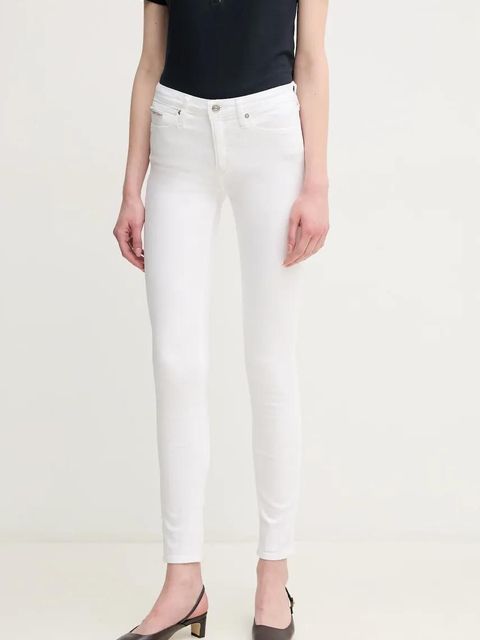 Calvin Klein Jeans jeansy damskie kolor biały J20J225120 - zdjęcie produktu nr 1
