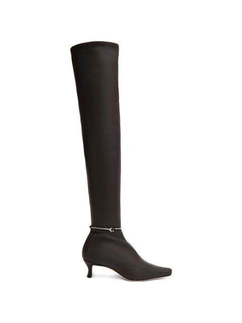 BY FAR Kitten Stretch Stevie leather boots - Brown - zdjęcie produktu nr 1