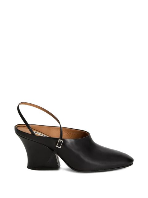 Jil Sander block-heel strap mules - Black - zdjęcie produktu nr 1