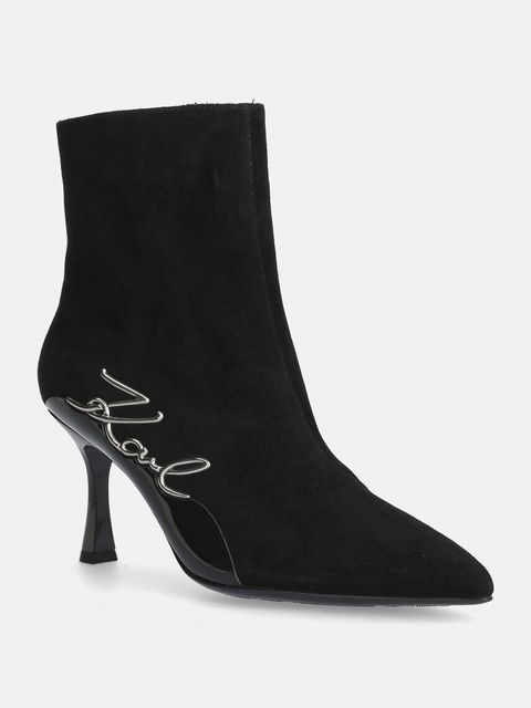 Karl Lagerfeld botki zamszowe SIENNA - zdjęcie produktu nr 1