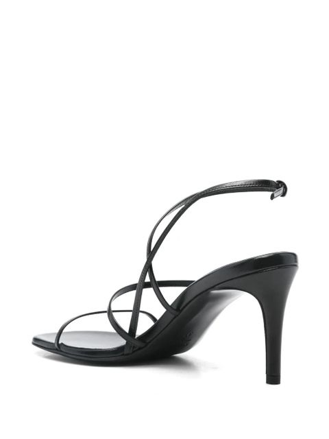 KHAITE 75mm Loop sandals - Black