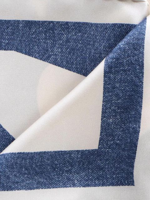 Ferragamo denim-effect scarf - Blue - zdjęcie produktu nr 2