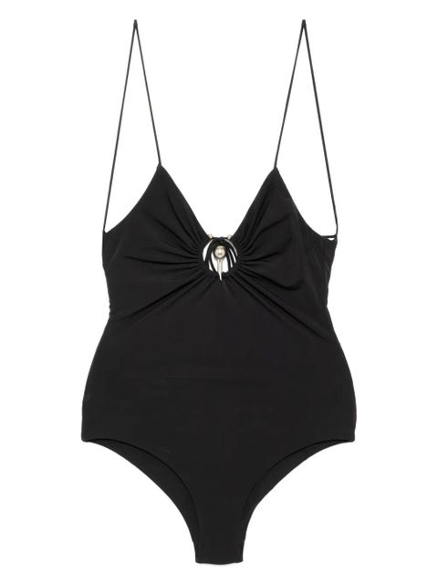 Christopher Esber ruched orbit swimsuit - Black - zdjęcie produktu nr 1