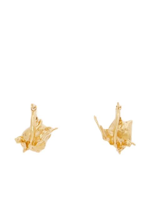 Marni floral earrings - Gold