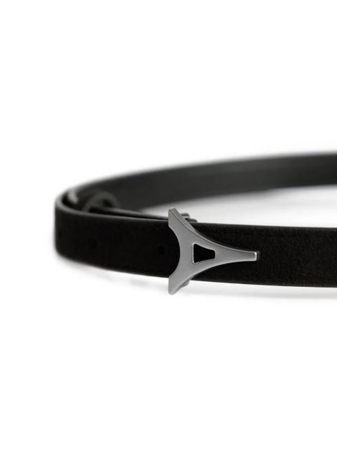 Manière De Voir Leonie Eiffel suede belt - Black