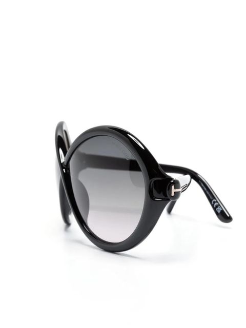 TOM FORD Eyewear Jada oversized-frame sunglasses - Black - zdjęcie produktu nr 2