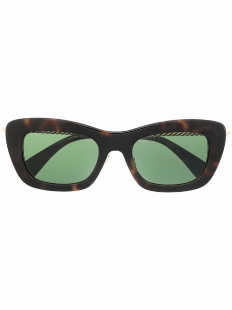 Lanvin cat eye-frame tortoiseshell sunglasses - Brown - zdjęcie produktu nr 1
