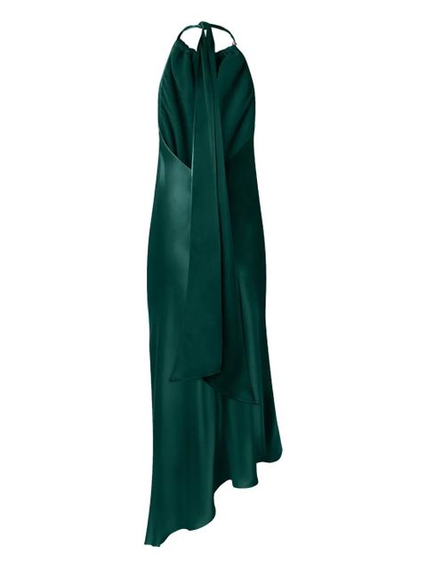 PINKO halterneck asymmetric midi dress - Green - zdjęcie produktu nr 2