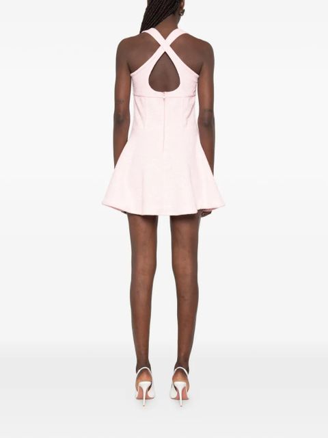 MISBHV bow-embellishment mini dress - Pink