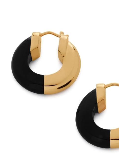 Monica Vinader 18kt yellow gold Kate Young hoop earrings - zdjęcie produktu nr 2