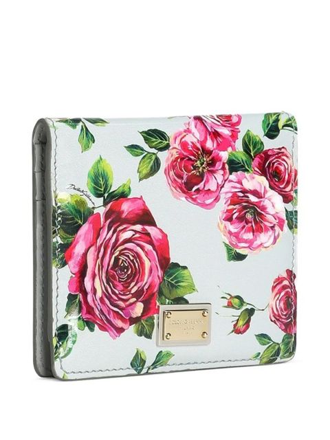 Dolce & Gabbana floral-print wallet - Blue - zdjęcie produktu nr 2