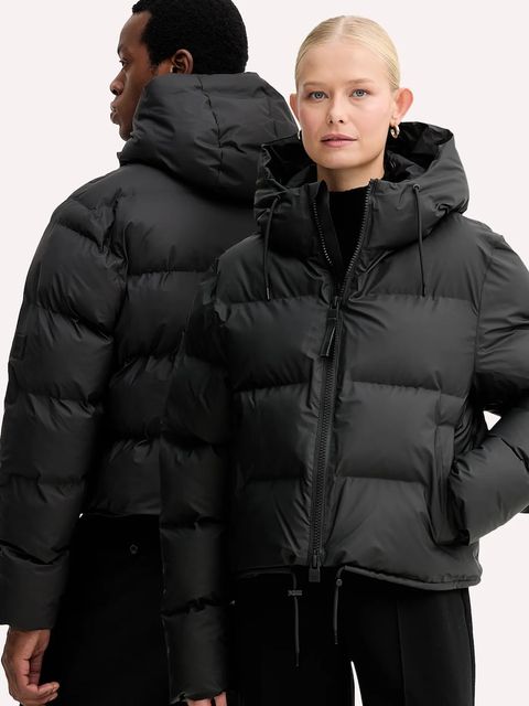Rains kurtka przeciwdeszczowa Alta Short Puffer Jacket W3T3 kolor czarny zimowa 15150.01 - zdjęcie produktu nr 1
