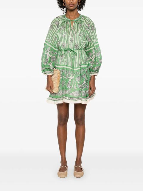 ALEMAIS Lula mini dress - Green - zdjęcie produktu nr 2