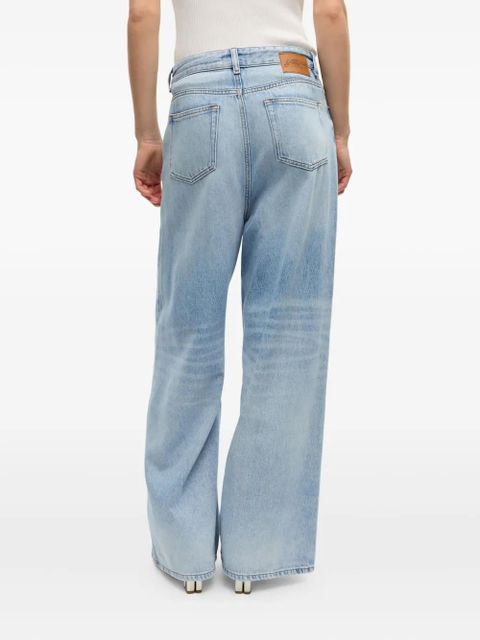 GANNI whiskering-effect jeans - Blue - zdjęcie produktu nr 2