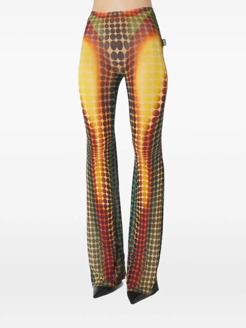 Jean Paul Gaultier Re-edition flared trousers - Yellow