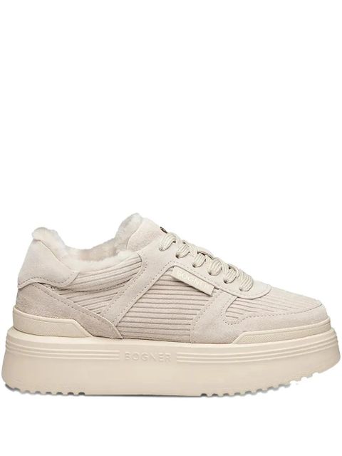 BOGNER New York 10 ribbed platform sneakers - Neutrals - zdjęcie produktu nr 1