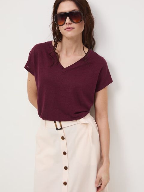 Medicine t-shirt damski lniany - zdjęcie produktu nr 1