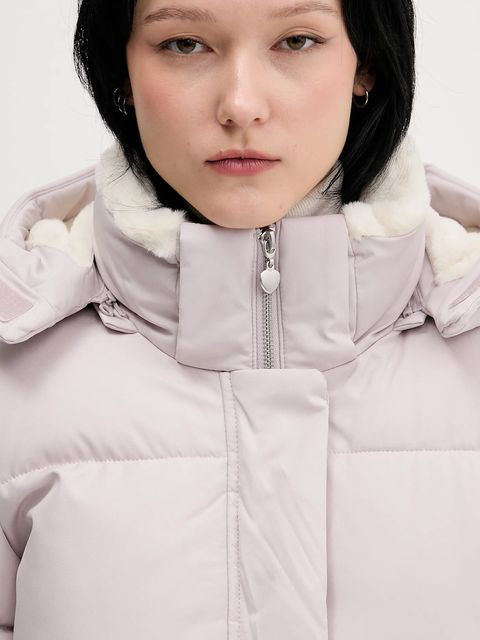 Hollister Co. kurtka kolor różowy zimowa KI344-5056-120