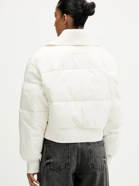 Tommy Jeans kurtka kolor beżowy zimowa oversize DW0DW21659