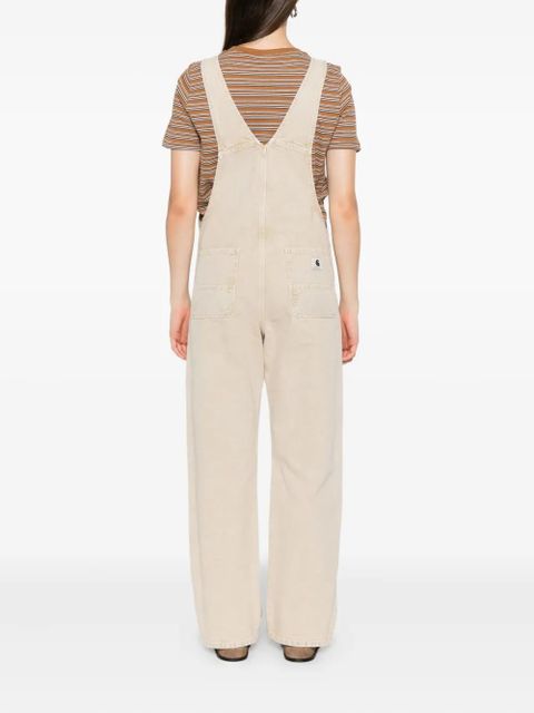 Carhartt WIP Bib button-fastening pocket dungaree - Neutrals - zdjęcie produktu nr 2