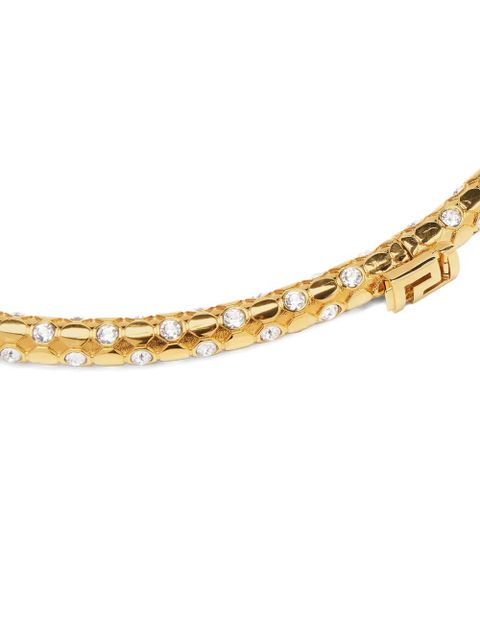 Versace crystal-embellished necklace - Gold - zdjęcie produktu nr 2