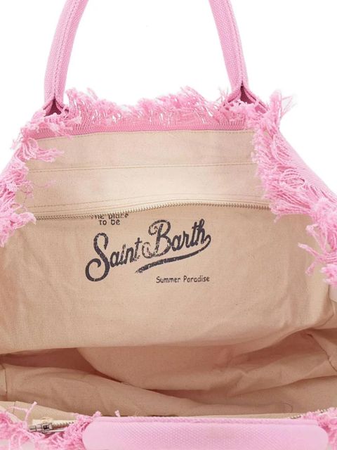 MC2 Saint Barth Vanity rhinestone-embellished fringed tote bag - Pink