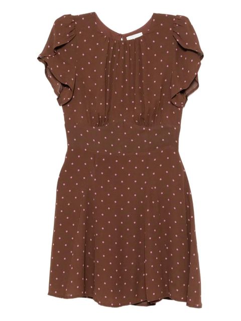 Reformation Lula dress - Brown - zdjęcie produktu nr 1