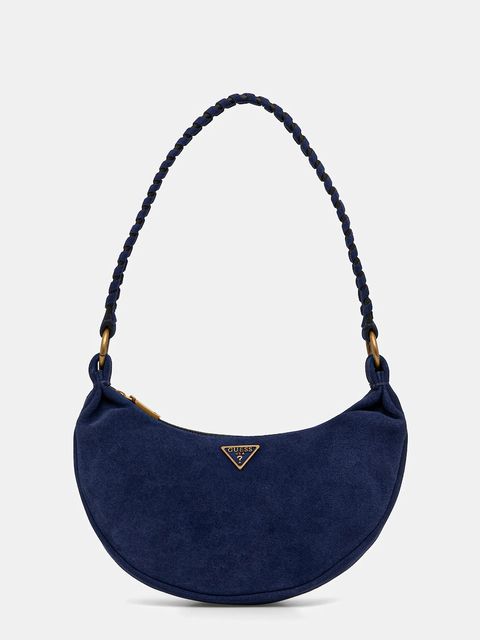 Guess torebka zamszowa AMITA kolor granatowy HWSB95 39720 - zdjęcie produktu nr 1