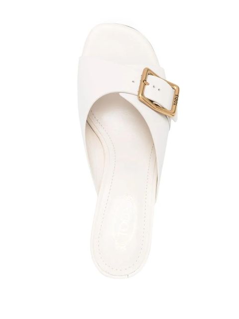 Tod's buckle-detail open-toe sandals - White - zdjęcie produktu nr 2