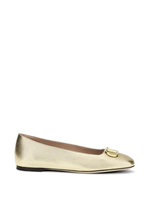 Valentino Garavani Vlogo-signature ballet flats - Gold - zdjęcie produktu nr 1