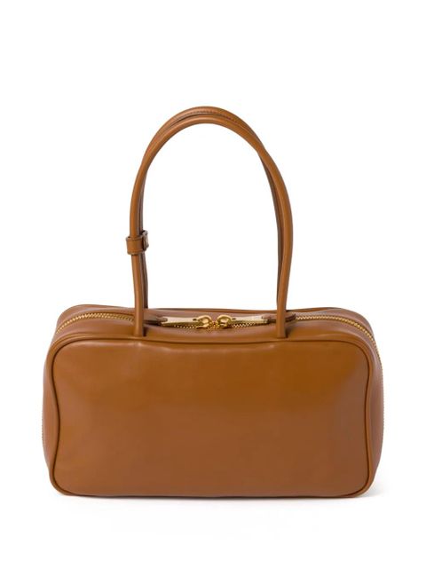 Miu Miu Beau leather tote bag - Brown