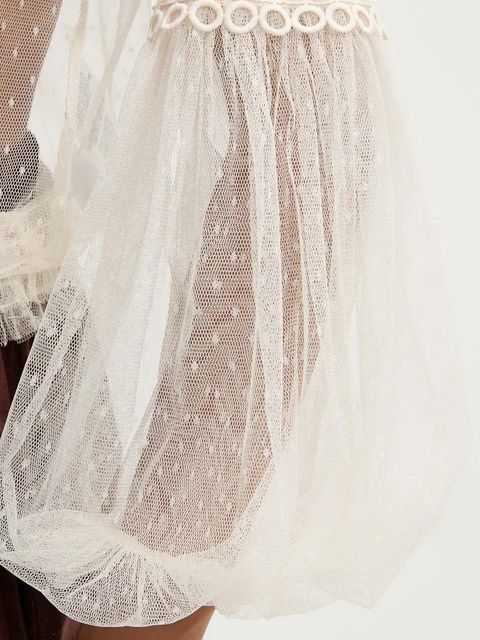 Answear.LAB bluzka damska kolor beżowy z aplikacją