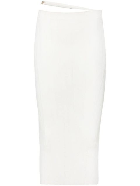 Jacquemus La Jupe Parlu knitted midi skirt - Neutrals - zdjęcie produktu nr 1