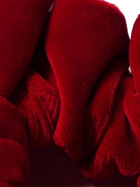 Miu Miu velvet scrunchie - Red - zdjęcie produktu nr 2