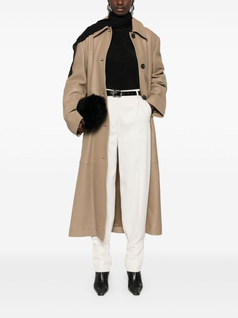 TOTEME buckled slouch trousers - White - zdjęcie produktu nr 2