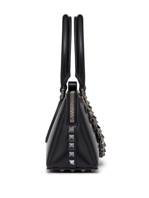 Valentino Garavani Rockstud E/W leather handbag - Black