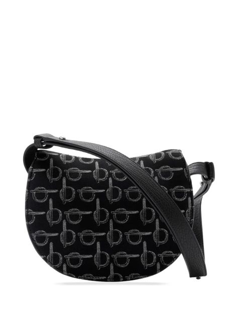 Burberry mini Rocking Horse b-pattern crossbody bag - Black - zdjęcie produktu nr 2