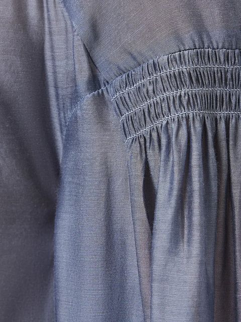 AllSaints bluzka z dodatkiem jedwabiu PEARLA damska kolor fioletowy gładka W027PD