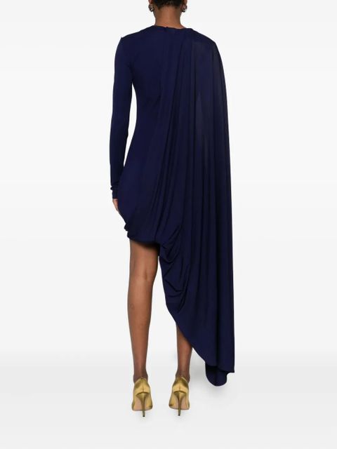 Sportmax draped asymmetrical dress - Blue - zdjęcie produktu nr 2