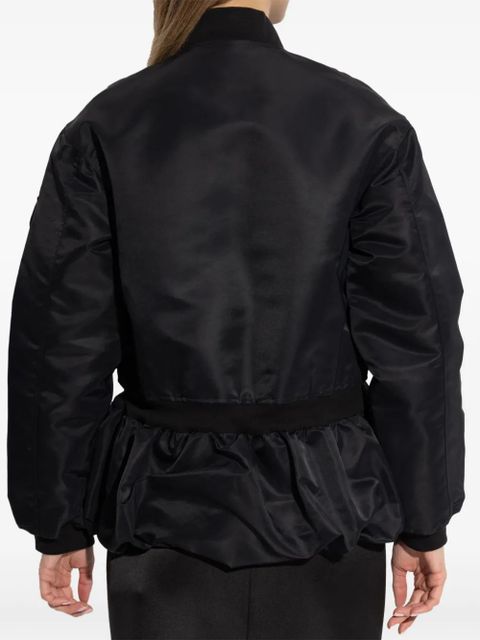 Coperni gathered-hem bomber jacket - Black