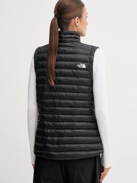 The North Face bezrękawnik Huila kolor czarny przejściowy NF0A8DW5JK31