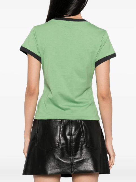 GANNI graphic-print T-shirt - Green