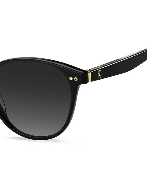 Tommy Hilfiger okulary przeciwsłoneczne damskie kolor czarny TH 2289/S