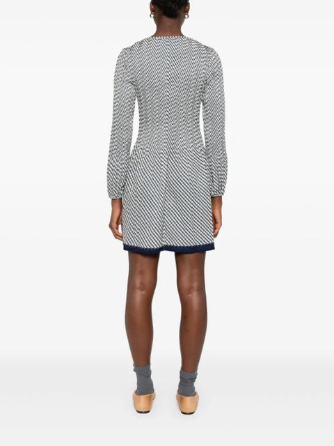 Maje printed mini dress - Neutrals